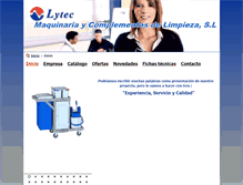 Tablet Screenshot of lytec.es